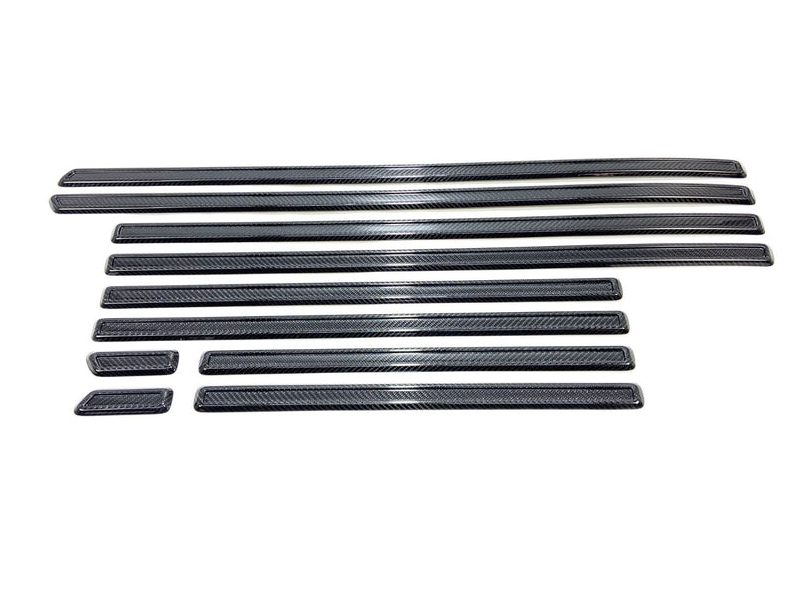 Carbon Fiber Brabus Side Moldings Trim Rocket G900 for Mercedes-Benz W463a W464